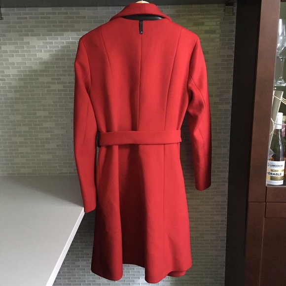 Mackage S-Tayla Red Wool Coat - Picture 4 of 13